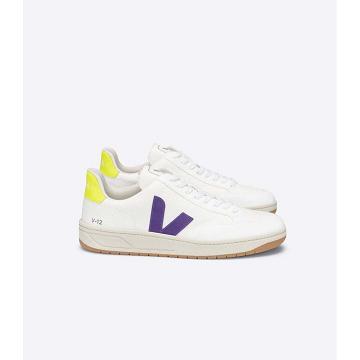 Veja V-12 B-MESH Joggesko Dame White/Purple | NO 668XYU